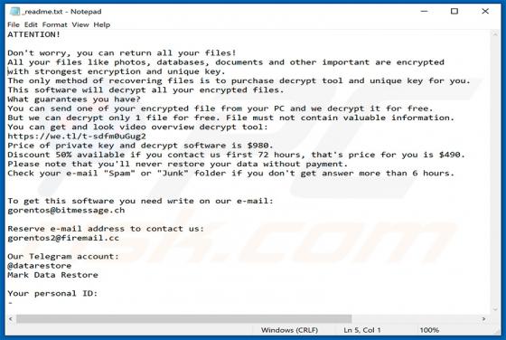 Todar Ransomware