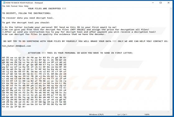 Persephone666 Ransomware