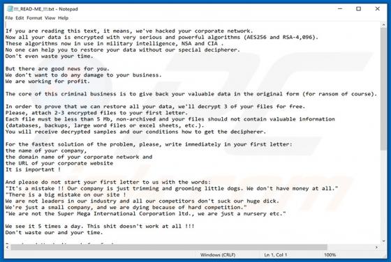Megac0rtx Ransomware