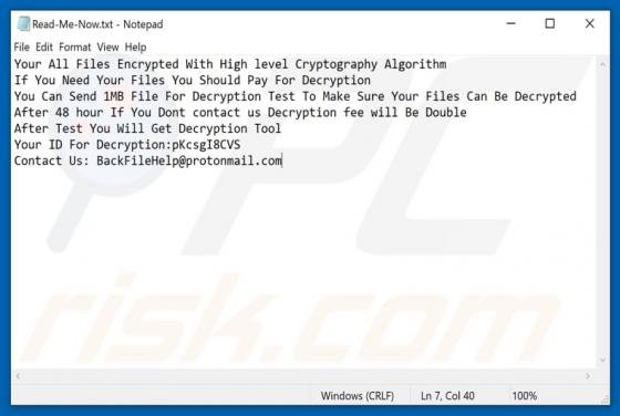 Limbo Ransomware