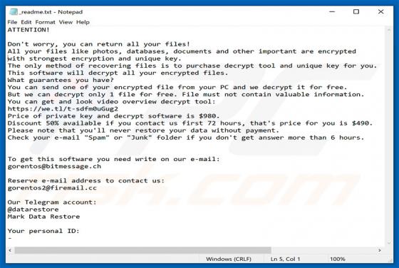 Ntuseg Ransomware