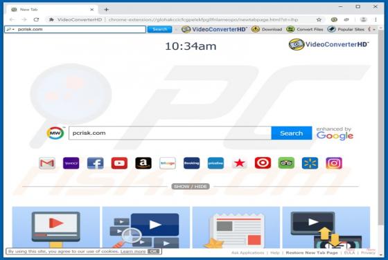 VideoConverterHD Toolbar