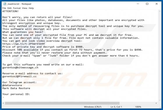 Nelasod Ransomware