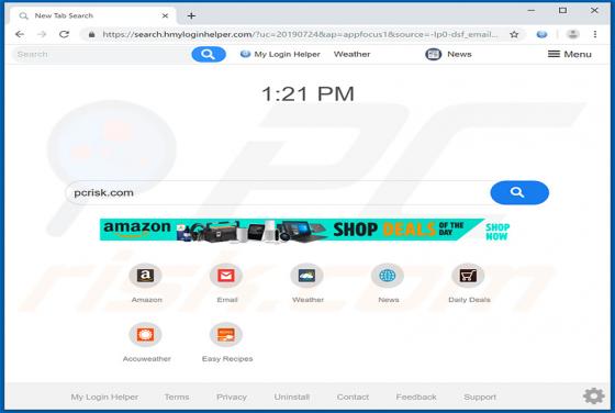 My Login Helper Browser Hijacker