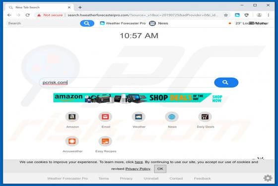 Weather Forecaster Pro Browser Hijacker