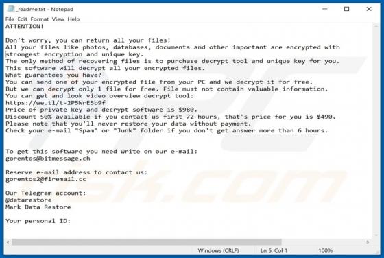 Kovasoh Ransomware