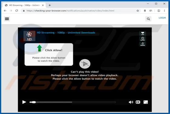Checking-your-browser.com Ads