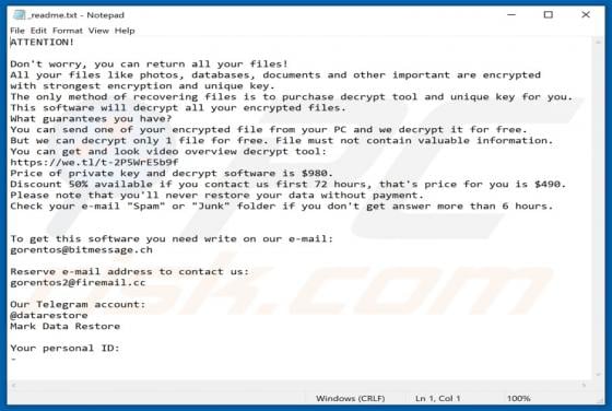 Prandel Ransomware