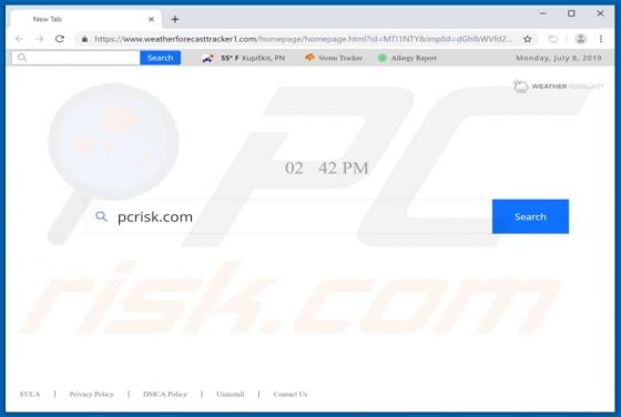 Weather Forecast Browser Hijacker