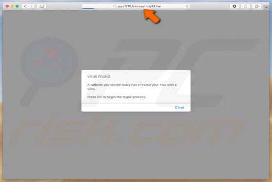 Fastsearchday POP-UP Scam (Mac)
