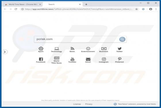 World Time News Browser Hijacker