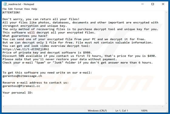 Mtogas Ransomware