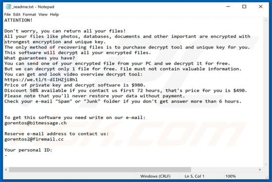 Coharos Ransomware