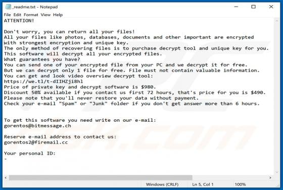 Nasoh Ransomware