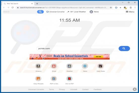 Universal Converter Browser Hijacker