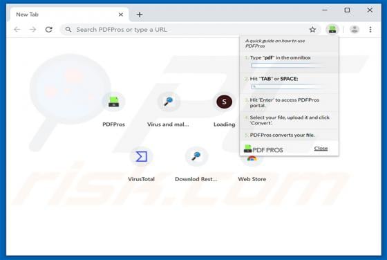 PDFPros Browser Hijacker