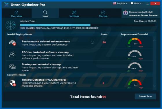 Xtron Optimizer Pro Unwanted Application