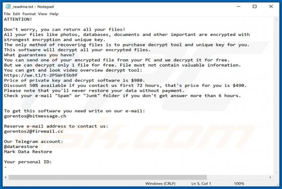 Masodas Ransomware