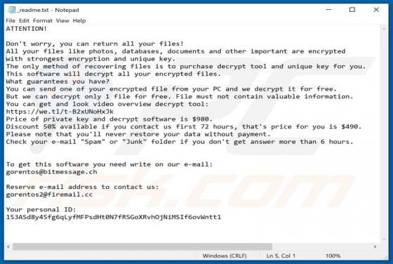 Stare Ransomware