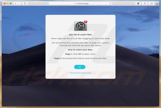 Get Rid Of Junk Files POP-UP Scam (Mac)