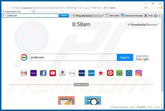 FreeArticleSkimmer Toolbar