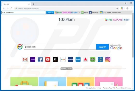 FreeTemplateFinder Toolbar