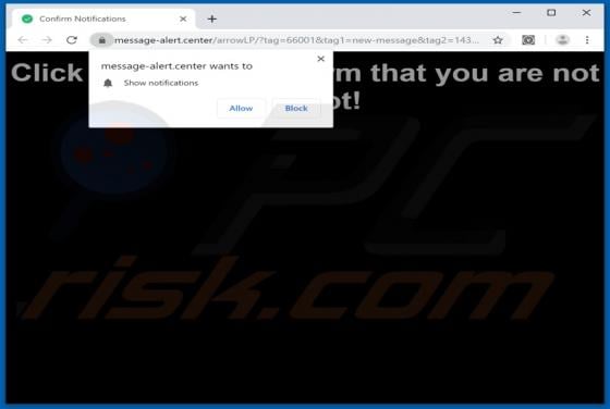 Message-alert.center Ads