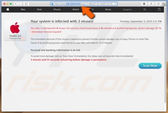 Svip-center.com POP-UP Redirect (Mac)