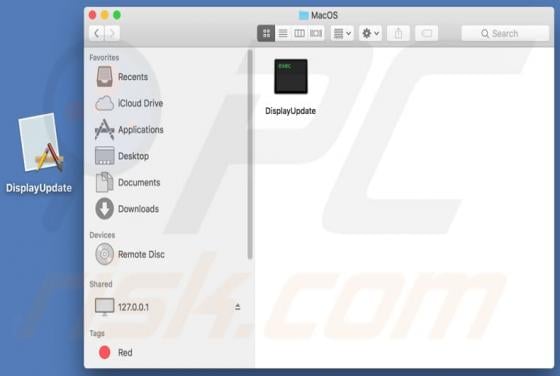DisplayUpdate Virus (Mac)