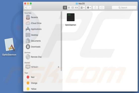OpticDaemon Virus (Mac)