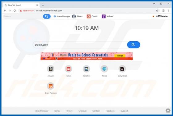 Inbox Manager Browser Hijacker