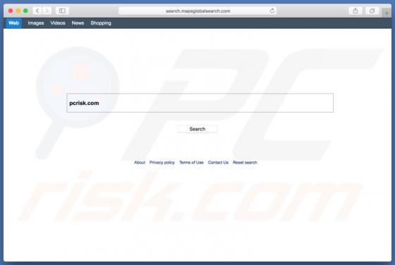 Search.mapsglobalsearch.com Redirect (Mac)