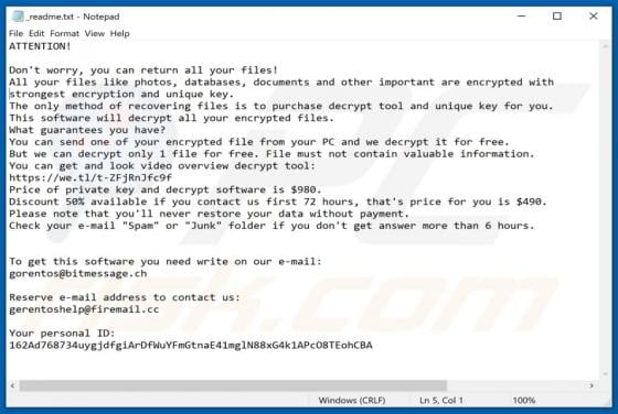 Meds Ransomware