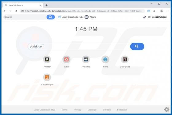 Local Classifieds Hub Browser Hijacker