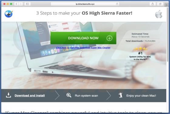 Bitscleanutil.xyz POP-UP Redirect (Mac)
