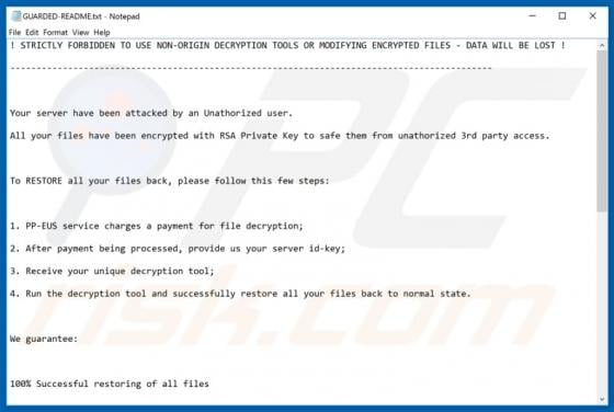 Guarded Ransomware
