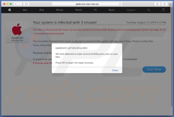 Apple.com-scan-mac.xyz POP-UP Scam (Mac)