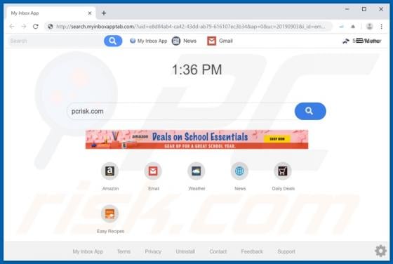 My Inbox App Browser Hijacker