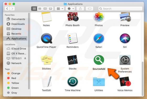 SourceAdd Adware (Mac)
