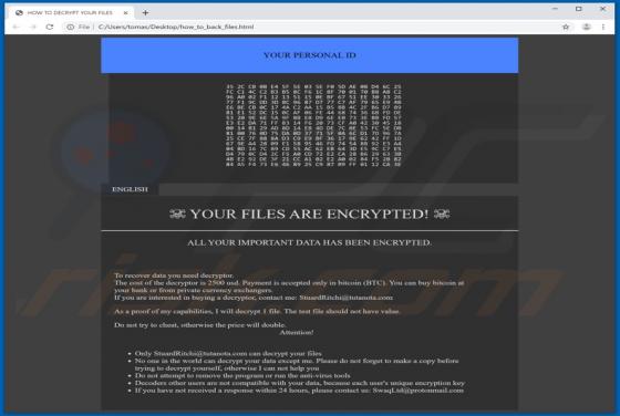 StuardRitchi Ransomware