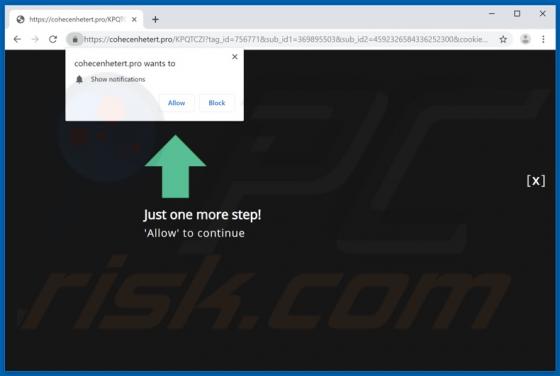 Cohecenhetert.pro Ads