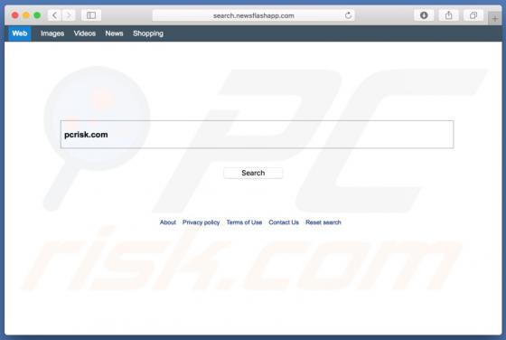 Search.newsflashapp.com Redirect (Mac)