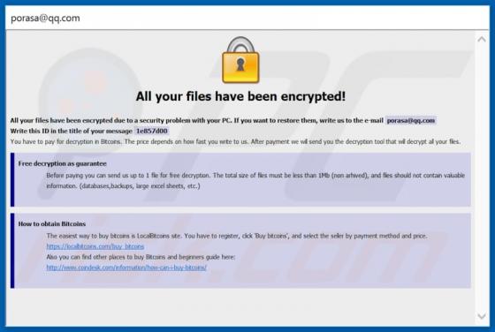 DCRTR-WDM Ransomware