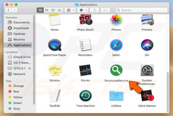 StructuredService Adware (Mac)