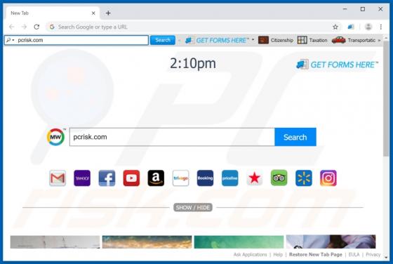 GetFormsHere Toolbar