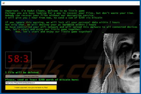 Badut Clowns Ransomware