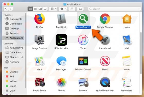FormalSearch Adware (Mac)