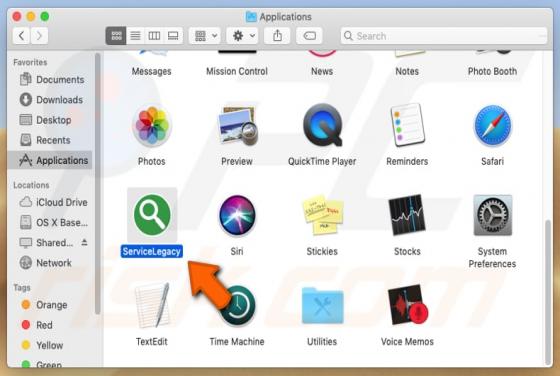ServiceLegacy Adware (Mac)