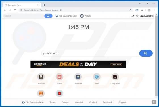 File Converter Now Browser Hijacker