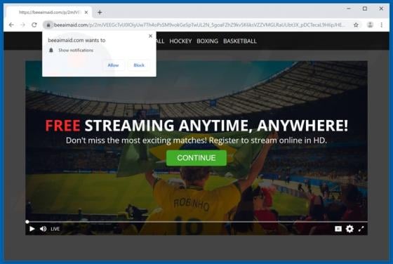 Beeaimaid.com Ads